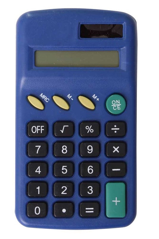 Coloured Pocket Calculator (Assorted)