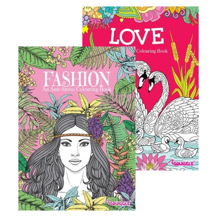 A4 Fashion/Fantasy Colouring Book