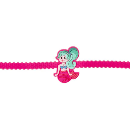 6 Adjustable Mermaid Rubber Bracelets