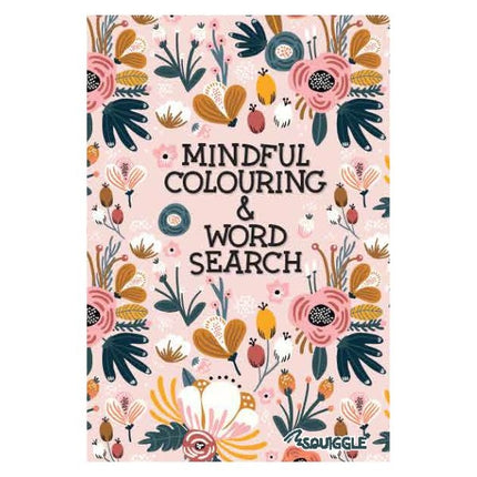 A5 Mindfulness Colouring Wordsearch Book