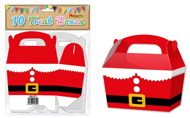 10 Santa Suit Treat Boxes