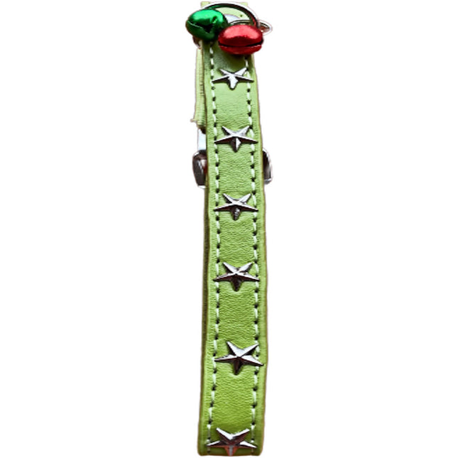 Green Star Cat Collar