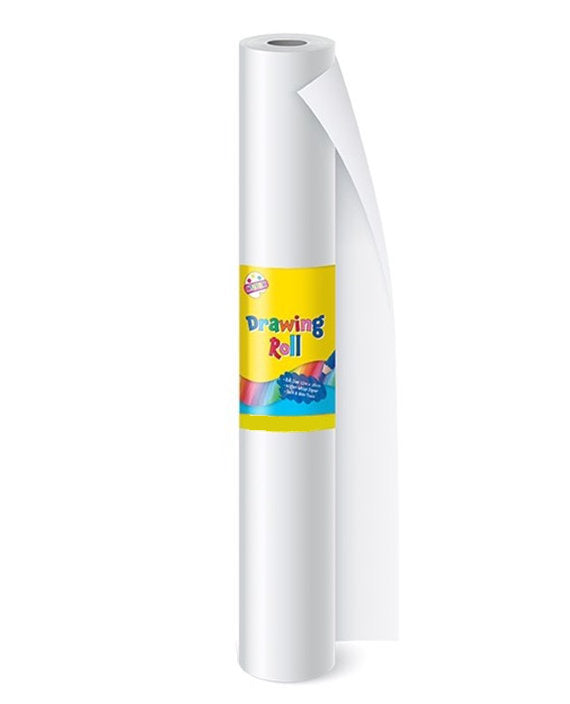 12m x 38cm White Paper Drawing Roll