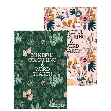 A5 Mindfulness Colouring Wordsearch Book