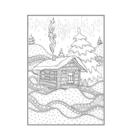 Christmas Advanced A4 Colouring Book