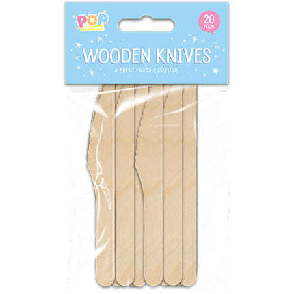 20 Wooden Knives