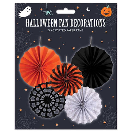 5 Halloween Hanging Paper Decorations