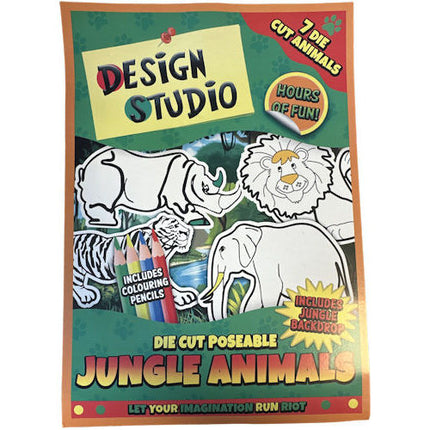 Jungle Animals Die Cut Animals