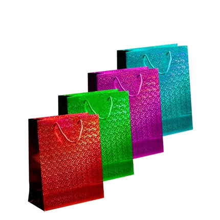 Coloured Holographic Small Gift Bag