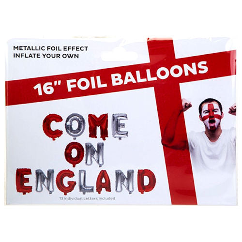 "Come On England" 16" Foil Balloon