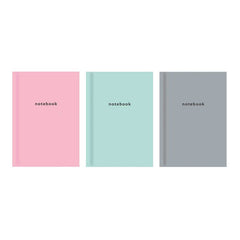 A5 Pastel Ruled Hardback Book