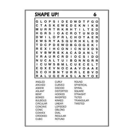 A4 Mega Large Print Word Search Book