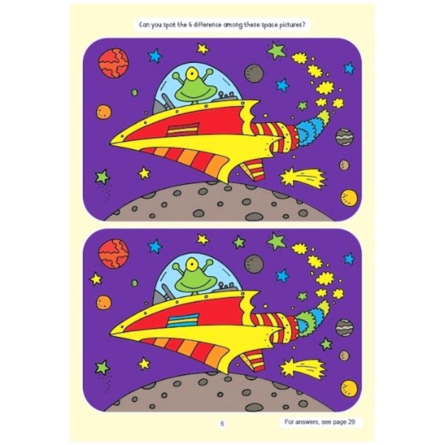 A4 Spot the Difference Activity Book