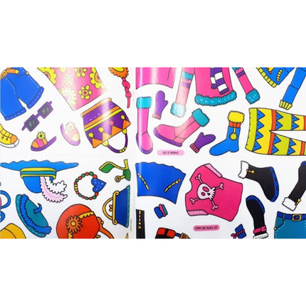 A4 Fashion Sticker Book