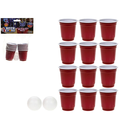 14 Piece Mini Beer Pong Set