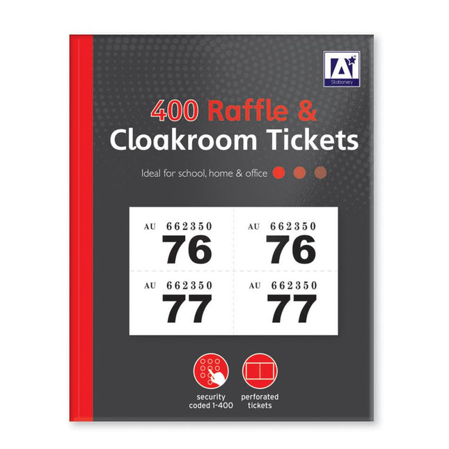 1-400 Cloakroom Tickets