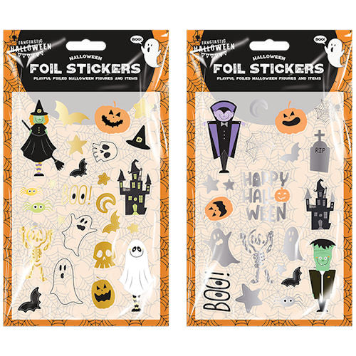 Halloween Foil Finish Stickers
