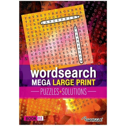 Mega Large Print Modern Word Search Book