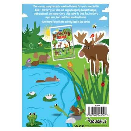 A4 My Woodland Friends Colouring Book