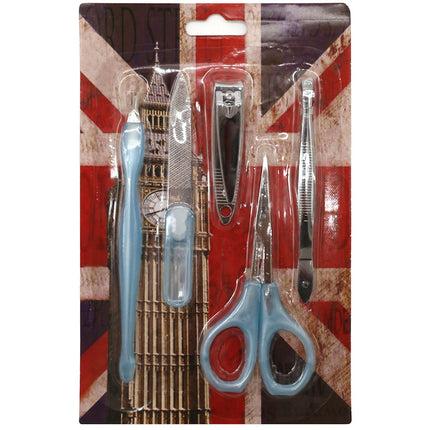 3 Coloured 5 Piece Manicure Sets