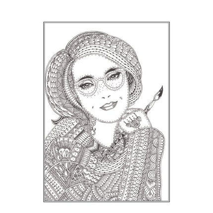 A4 Fashion/Fantasy Colouring Book