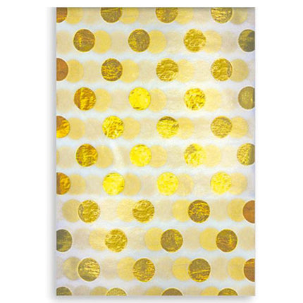Tissue Paper Gold Foil Spot