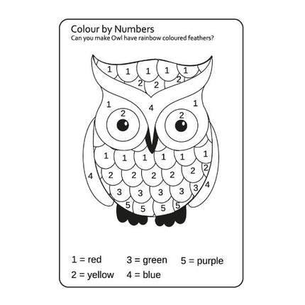 A4 My Woodland Friends Advanced Colouring Book