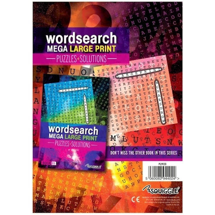 Mega Large Print Modern Word Search Book