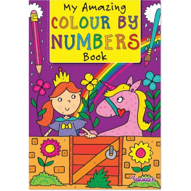 A4 Colour By Numbers Book