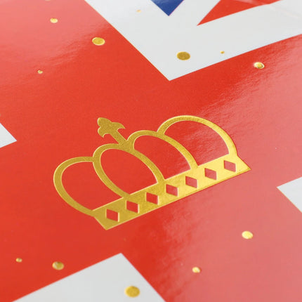 10 Union Jack 9'' Paper Plates