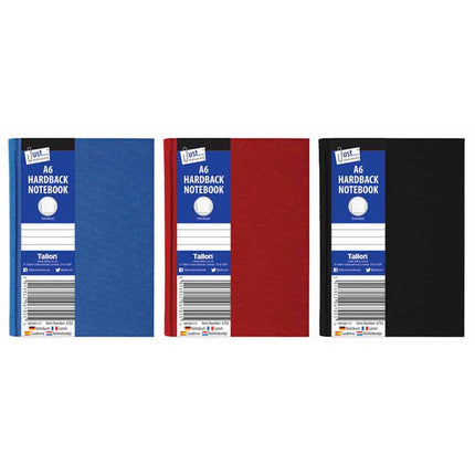 A6 Ruled Hardback Book