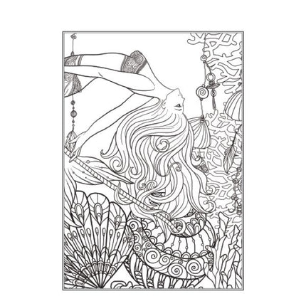 A4 Fashion/Fantasy Colouring Book