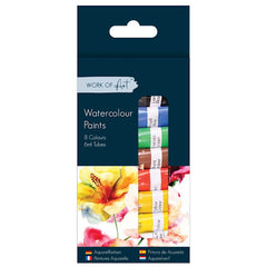 8 Watercolour Paints