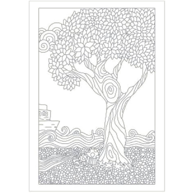 A5 Spiral Advanced Colouring Book