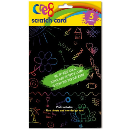 5 Scratch Card A5 Sheets
