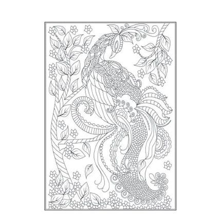 A4 Beautiful Butterflies/Birds Colouring Book