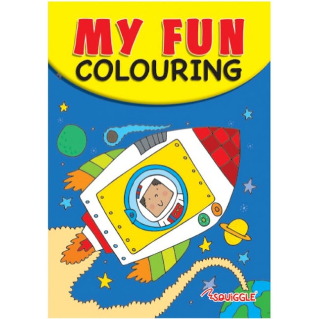 A5 My Fun Space Colouring Book