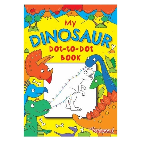 A4 Dinosaur/Pirates Dot-to-Dot Colouring Book