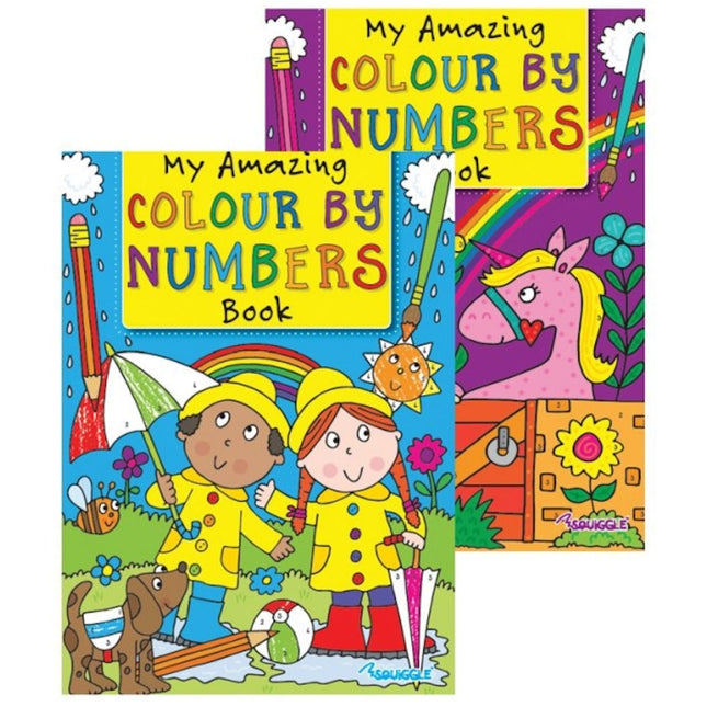 A4 Colour By Numbers Book