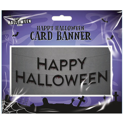Halloween Happy Halloween Card Banner