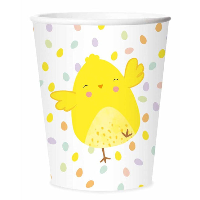 8 Easter Chick Paper Cups