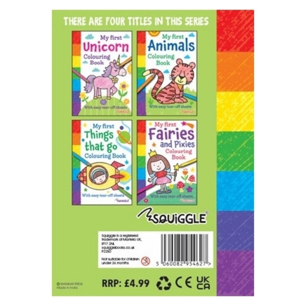 A4 My First Animals/Things That Go Colouring Book